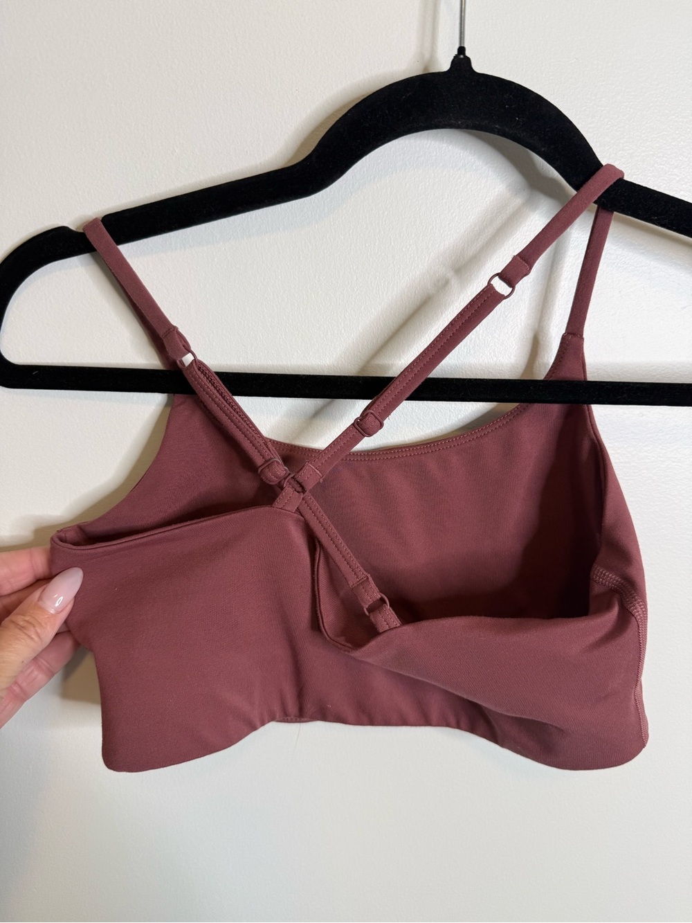 girlfriend collective Dusty Mauve Seamless Bra size small - Picture 4 of 5